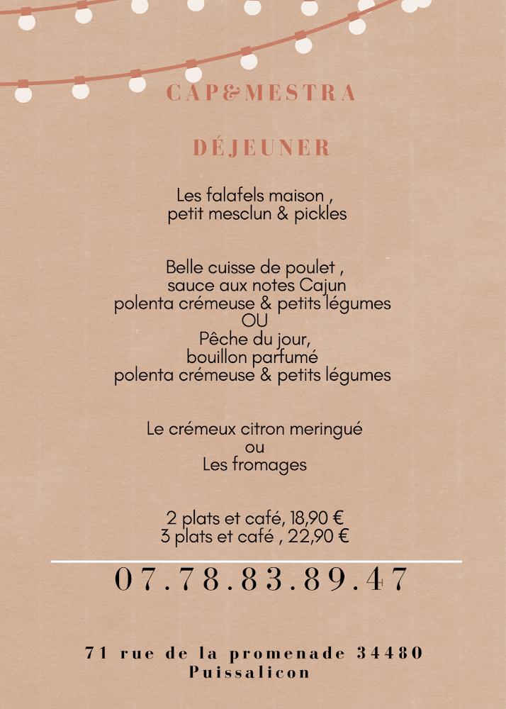 Cap & Mestra - Menu Image 3