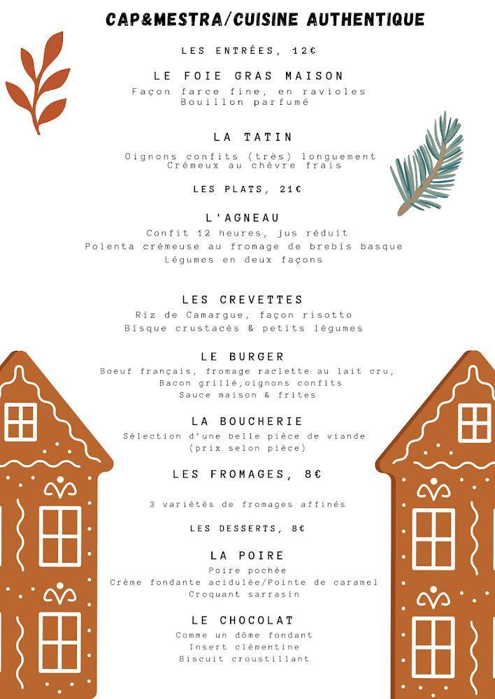 Cap & Mestra - Menu Image 4